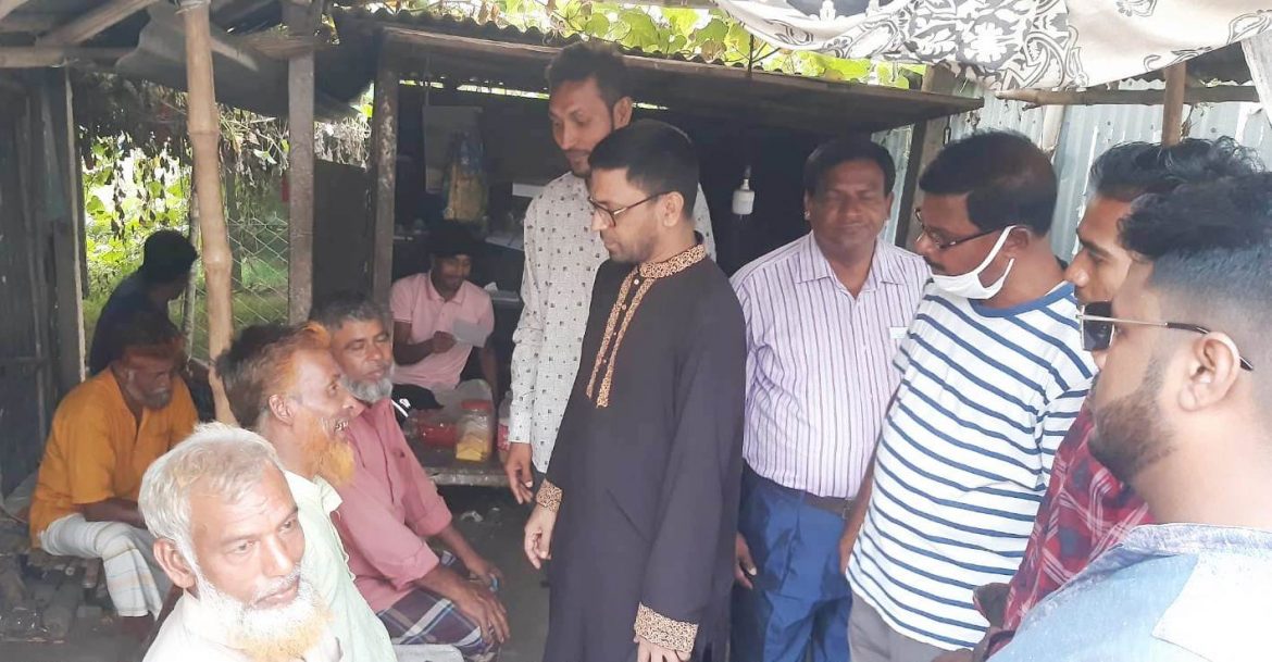 মেহেরপুরের বিভিন্ন গ্রামে এম এ এস ইমনের গণসংযোগ