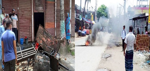 কুষ্টিয়ায় জাসদ নেতার বাড়ি-দোকানে আ.লীগের কর্মীদের হামলা-অগ্নিসংযোগ