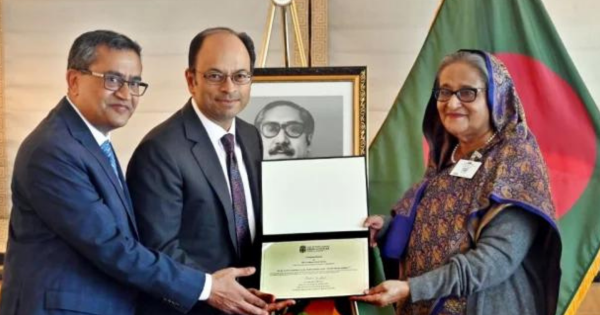 কমিউনিটি ক্লিনিকের জন্য সম্মাননা পেলেন প্রধানমন্ত্রী