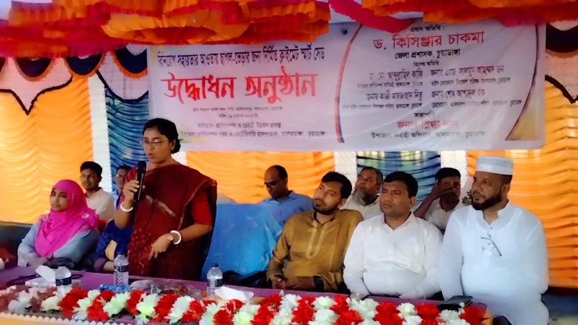 আলমডাঙ্গার পারকুলায় ছাগল-ভেড়ার জন্য নির্মিত ক্লাইমেট স্মার্ট সেডের উদ্বোধন