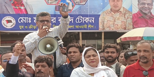 ঝিনাইদহে গাড়ী পুড়লে ক্ষতিপুরণ তাদেরকেই দিতে হবে- সাইদুল করিম মিন্টু