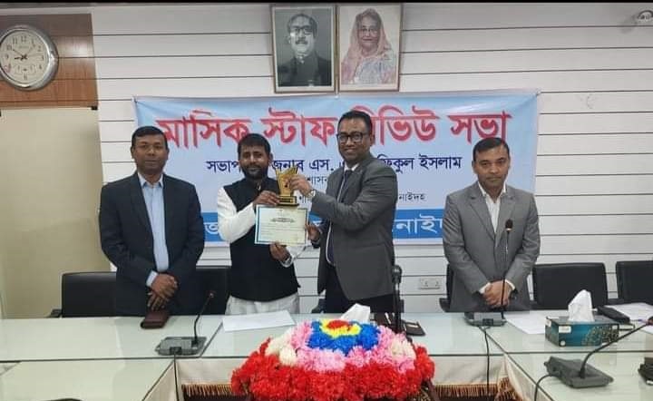 ঝিনাইদহ জেলার শ্রেষ্ঠ চেয়ারম্যান নির্বাচিত শফিকুল ইসলাম শিমুল