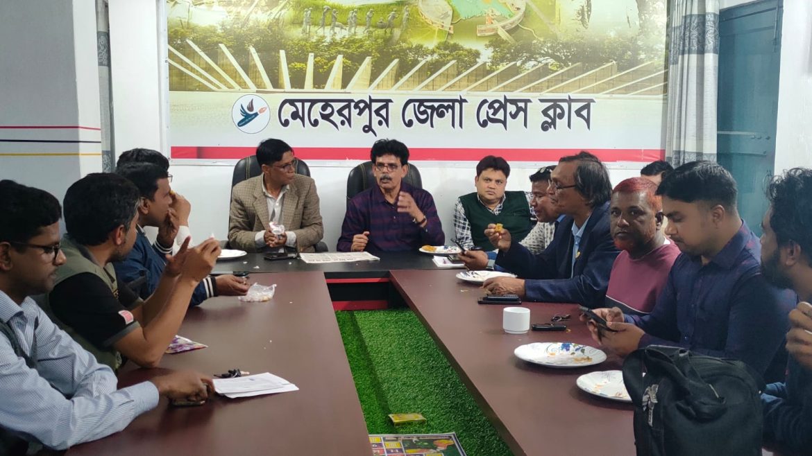 মেহেরপুরে দুই সাংবাদিকের উপর হামলা, জেলা প্রেস ক্লাবের ৭দিনের আল্টিমেটাম