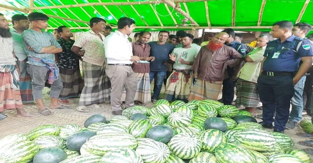 দামুড়হুদার জয়রামপুরে ভ্রাম্যমাণ আদালতে তিনটি প্রতিষ্ঠানকে জরিমানা