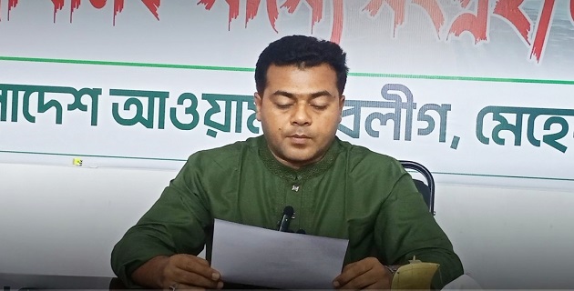 মেহেরপুর পৌর মেয়র রিটনের প্রেস ব্রিফিং