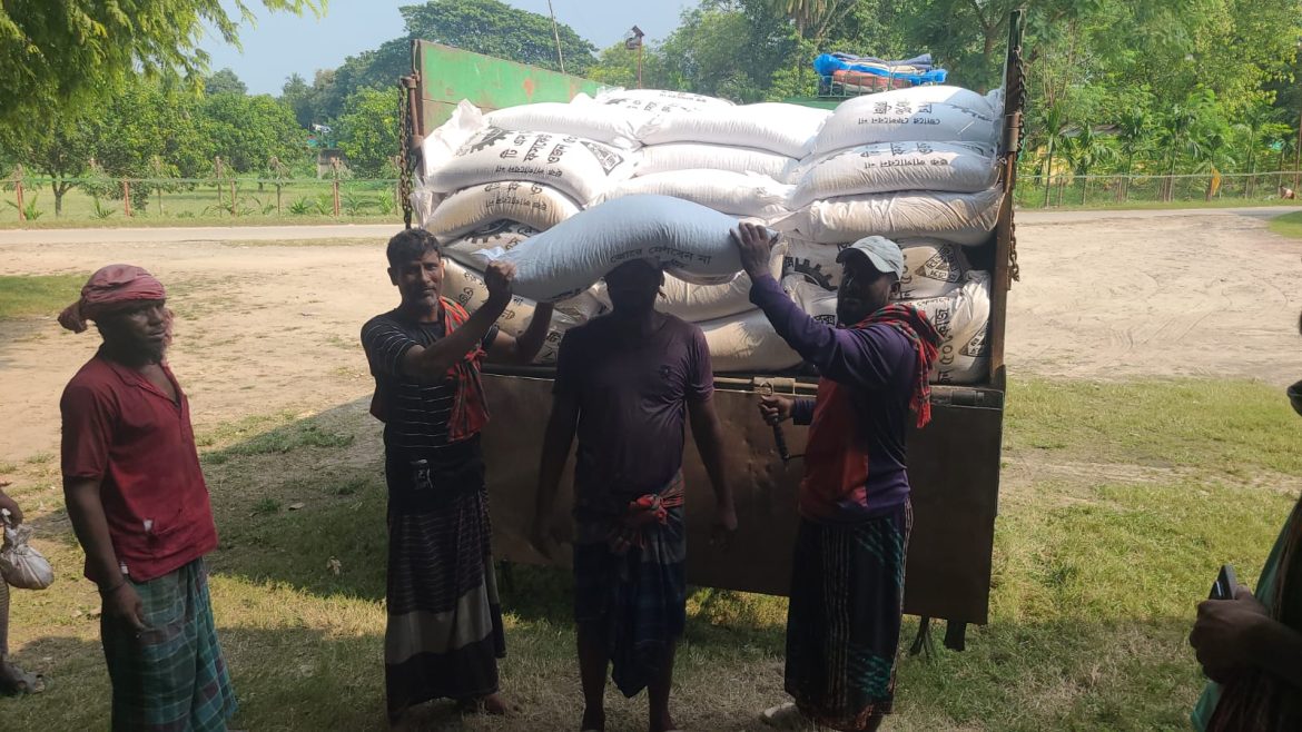 দর্শনা কেরু চিনিকলে ১০ দিন পরে এলো টিএসপি সার ও কীটনাশক
