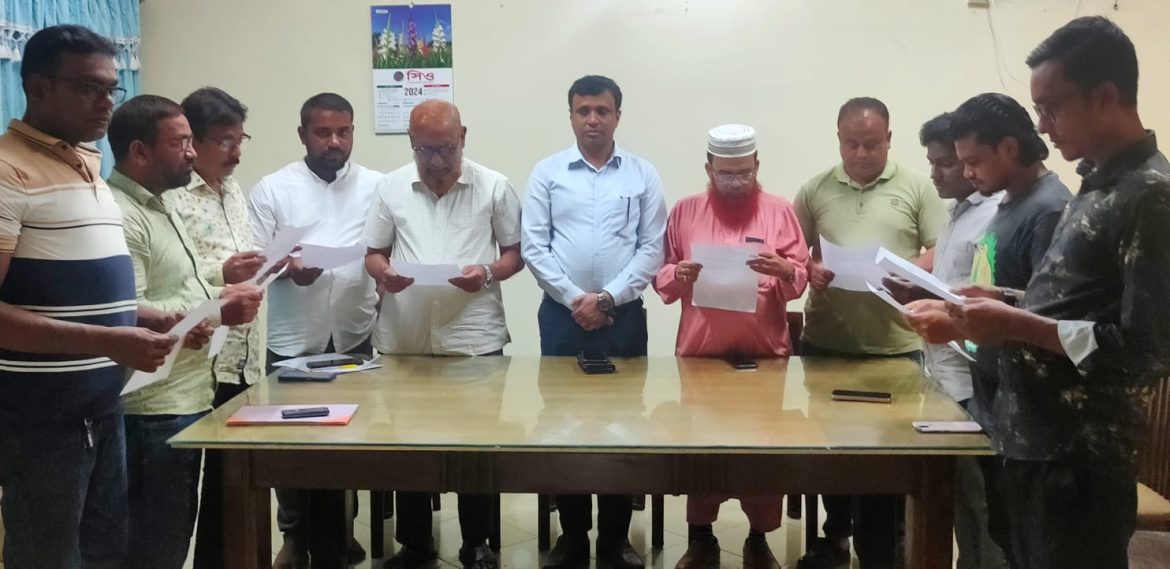 শপথ গ্রহণের মধ্য দিয়ে মুজিবনগর প্রেসক্লাবের নতুন কমিটির যাত্রা শুরু