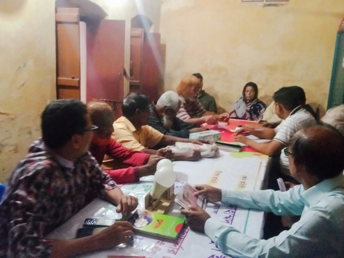 চুয়াডাঙ্গা সাহিত্য পরিষদের সাপ্তাহিক সাহিত্য আসর পদধ্বনি অনুষ্ঠিত