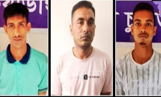 আলমডাঙ্গায় ডাকাতি মামলার তিন আসামী গ্রেফতার