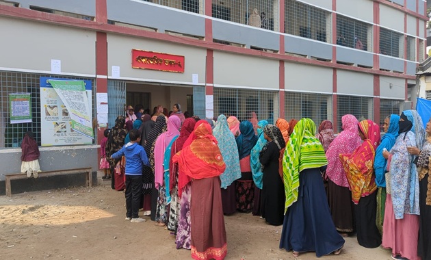 মেহেরপুরে ভোট গ্রহণ শুরু