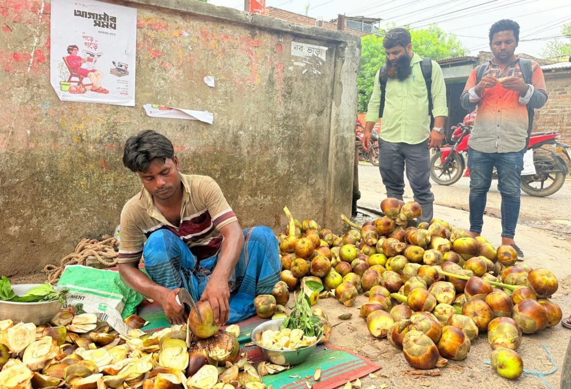 মেহেরপুরে দাবদাহে বেড়েছে তালের শাঁসের কদর