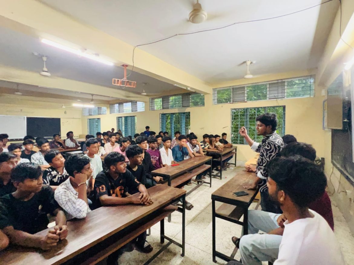 মেহেরপুরে শিশু রামিসার প্রতি শ্রদ্ধা জানিয়ে ছাত্রদলের নীরবতা পালন 