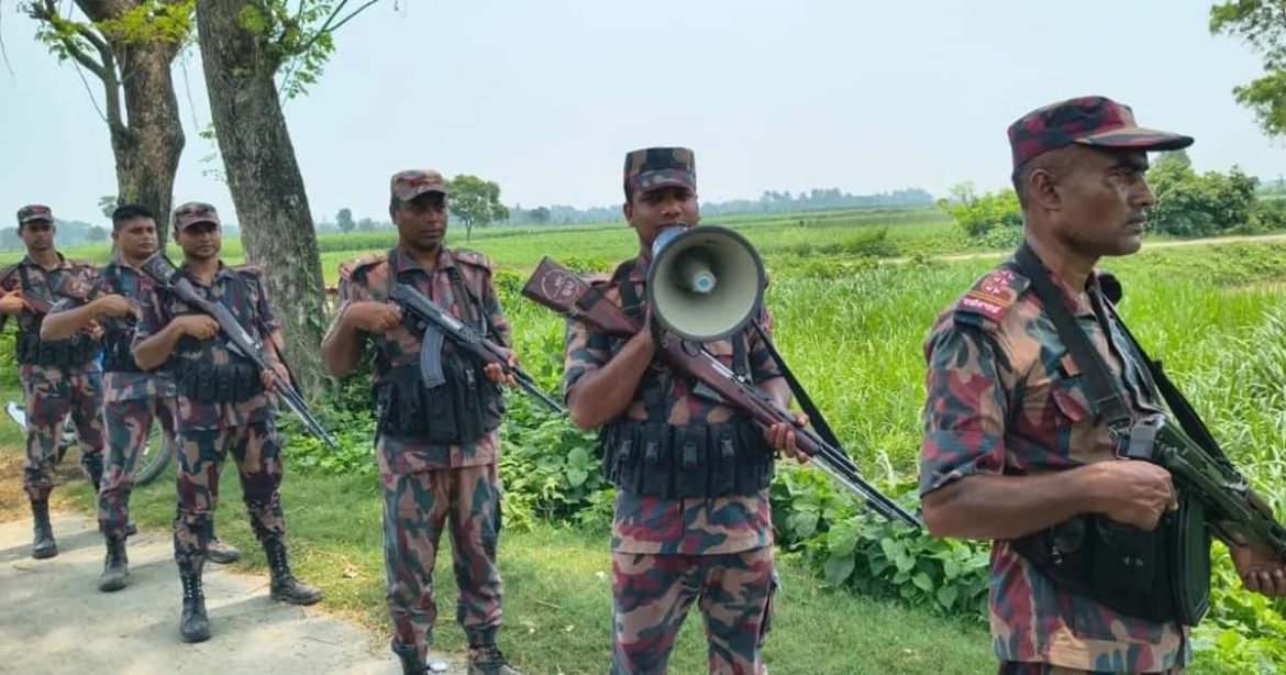 চুয়াডাঙ্গা সীমান্তে পুশইন উত্তেজনা, কঠোর অবস্থানে বিজিবি